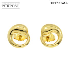 【新品同様】 ティファニー TIFFANY&Co. エターナルサークル ピアス K18 YG イエローゴールド 750 Eternal Circle Earrings Pierced【中古】