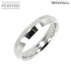 【新品同様】 ティファニー TIFFANY&Co. 16号 リング 幅4.5mm Pt プラチナ 指輪 Ring【中古】