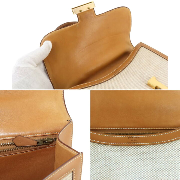楽天市場】エルメス HERMES コンスタンス 23 ショルダー バッグ トワル  
