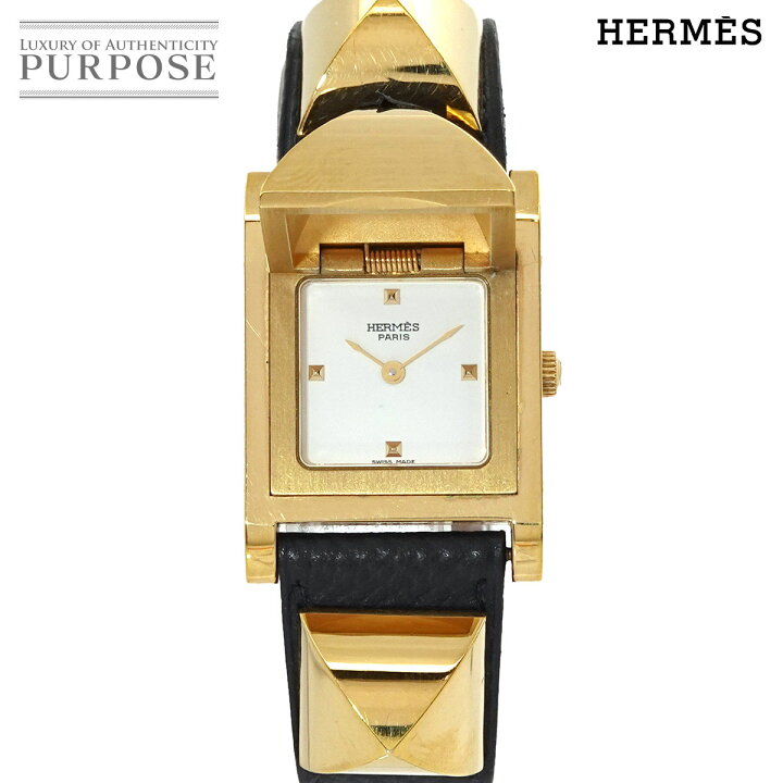 楽天市場】エルメス HERMES メドール レディース 腕時計 ピラミッド  