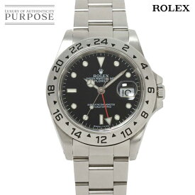 ロレックス ROLEX エクスプローラー2 16570 U番 メンズ 腕時計 デイト ブラック 文字盤 トリチノバ オートマ 自動巻き ウォッチ Explorer II 【中古】