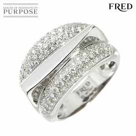 【新品同様】 フレッド FRED サクセス #53 リング ダイヤ K18 WG ホワイトゴールド 750 指輪 Success Ring【中古】