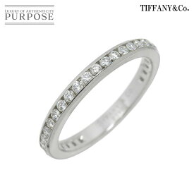 【新品同様】 ティファニー TIFFANY&CO. レガシー 10号 リング フルダイヤ Pt プラチナ エタニティ 指輪 Full Eternity Diamond Ring【中古】