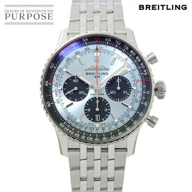 ブライトリング BREITLING ナビタイマー B01 クロノグラフ43 AB0138 メンズ 腕時計 デイト アイスブルー 文字盤 自動巻き Navitimer B01 【中古】