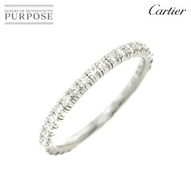 【新品同様】 カルティエ Cartier エタンセル #47 リング フル ダイヤ K18 WG ホワイトゴールド 750 指輪 ETINCELLE Diamond Ring【中古】