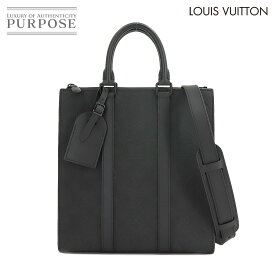 【未使用 展示品】 ルイ ヴィトン LOUIS VUITTON サックプラ クロス トリヨンレザー 2way トート ショルダー バッグ ブラック M59960 RFID Sac Plat Cross 【中古】