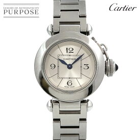 カルティエ Cartier ミスパシャ W3140007 レディース 腕時計 シルバー 文字盤 クォーツ ウォッチ Miss Pasha 【中古】