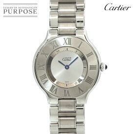 カルティエ Cartier マスト21 ヴァンティアン W10110T2 ボーイズ 腕時計 シルバー 文字盤 クォーツ ウォッチ Must 21 【中古】