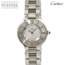 カルティエ Cartier マスト21 ヴァンティアン W10109T2 レディース 腕時計 シルバー 文字盤 クォーツ ウォッチ Must21 【中古】