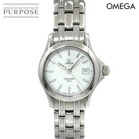 オメガ OMEGA シーマスター 120 2581 21 レディース 腕時計 デイト ホワイト 文字盤 クォーツ ウォッチ Seamaster 【中古】