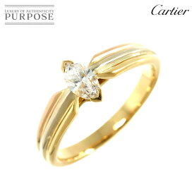 【新品同様】 カルティエ Cartier ソリテール ダイヤ 0.30ct D/VVS2 #49 リング K18 YG WG PG スリーゴールド 750 指輪 Diamond Ring【鑑定書・証明書】【中古】