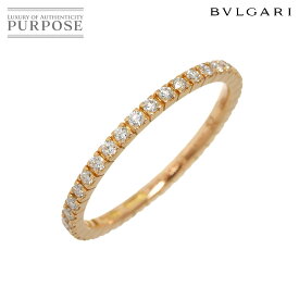 【新品同様】 ブルガリ BVLGARI ローマ アモール #52 リング ダイヤ K18 PG ピンクゴールド 750 指輪 Diamond Ring【中古】