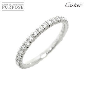 【新品同様】 カルティエ Cartier エタンセル #44 リング フル ダイヤ K18 WG ホワイトゴールド 750 指輪 ETINCELLE Diamond Ring【中古】