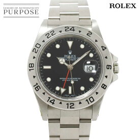 ロレックス ROLEX エクスプローラー2 16570 N番 メンズ 腕時計 デイト ブラック 文字盤 オートマ 自動巻き ウォッチ Explorer II 【中古】
