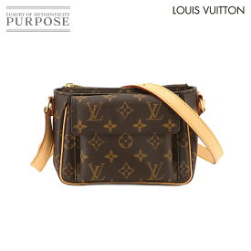 【新品同様】 ルイ ヴィトン LOUIS VUITTON モノグラム ヴィバシテ PM ショルダー バッグ ブラウン M51165 ゴールド 金具 Viva Cite PM 【中古】