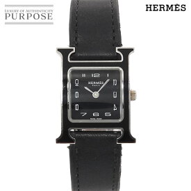 エルメス HERMES Hウォッチ HH1 221 レディース 腕時計 ブラック 文字盤 クォーツ ウォッチ H Watch 【中古】