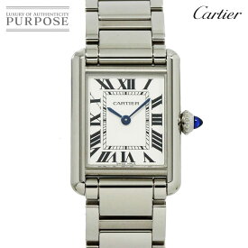 【未使用 展示品】 カルティエ Cartier タンクマスト SM WSTA0051 レディース 腕時計 シルバー 文字盤 クォーツ ウォッチ Tank Must 【中古】