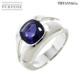 【新品同様】 ティファニー TIFFANY&CO. アイオライト 10号 リング K18 WG ホワイトゴールド 750 指輪 Iolite Ring【ソーティング付き】【中古】