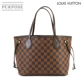 【新品同様】 ルイ ヴィトン LOUIS VUITTON ダミエ ネヴァーフル PM トート バッグ エベヌ スリーズ N51109 ブラウン Damier Neverfull PM 【中古】