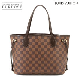 【新品同様】 ルイ ヴィトン LOUIS VUITTON ダミエ ネヴァーフル PM トート バッグ エベヌ スリーズ N51109 ブラウン Damier Neverfull PM 【中古】