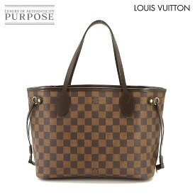 【新品同様】 ルイ ヴィトン LOUIS VUITTON ダミエ ネヴァーフル PM トート バッグ エベヌ スリーズ N51109 ブラウン Damier Neverfull PM 【中古】