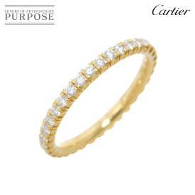 【新品同様】 カルティエ Cartier エタンセル ドゥ #47 リング フル ダイヤ K18 YG 750 指輪 Etincelle Diamond Ring【証明書付き】【中古】