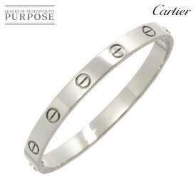 【新品同様】 カルティエ Cartier ラブ ブレス #16 K18 WG ホワイトゴールド 750 ブレスレット バングル Love Bracelet【中古】