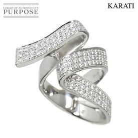 【新品同様】 カラッチ KARATI 12号 リング ダイヤ 1.17ct Pt プラチナ 指輪 Diamond Ring【中古】