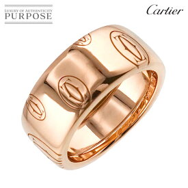 【新品同様】 カルティエ Cartier ハッピーバースデー LM #50 リング K18 PG ピンクゴールド 750 指輪 Happy Birthday Ring【中古】