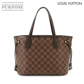 【新品同様】 ルイ ヴィトン LOUIS VUITTON ダミエ ネヴァーフル PM トート バッグ エベヌ スリーズ N51109 ブラウン Damier Neverfull PM 【中古】