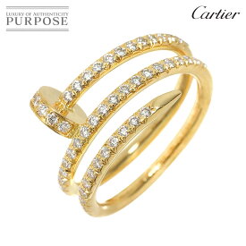 【新品同様】 カルティエ Cartier ジュストアンクル #49 リング ダイヤ K18 YG イエローゴールド 750 指輪 Juste Un Clou【証明書付き】【中古】