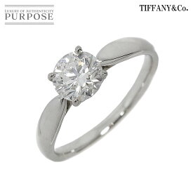 【新品同様】 ティファニー TIFFANY&CO. ハーモニー ダイヤ 0.97ct H/VS1/3EX 12号 リング Pt プラチナ 指輪 Diamond Ring【鑑定書付き】 【中古】