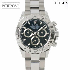 【新品仕上げ 済み】 ロレックス ROLEX デイトナ 116520 F番 クロノグラフ メンズ 腕時計 ブラック オートマ 自動巻き ウォッチ Daytona 【中古】