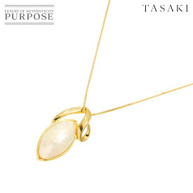 【新品同様】 タサキ TASAKI マベ真珠 ネックレス 45cm K18 YG 750 パール 田崎真珠 Mabe Pearl Necklace【中古】