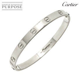 【新品同様】 カルティエ Cartier ラブ ブレス #17 K18 WG ホワイトゴールド 750 ブレスレット バングル Love Bracelet【中古】