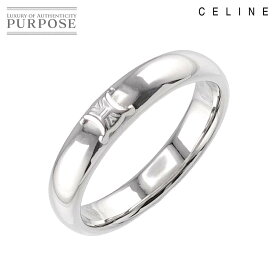 【新品同様】 セリーヌ CELINE 7号 リング Pt プラチナ 指輪 Ring【中古】