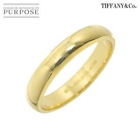 【新品同様】 ティファニー TIFFANY&CO. クラシック バンド 20号 リング 幅4.3mm K18 YG イエローゴールド 750 指輪 Classic Ring【中古】