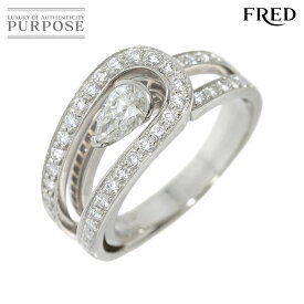 【新品同様】 フレッド FRED ラブライト #49 リング ダイヤ Pt プラチナ 指輪 Diamond Ring【中古】