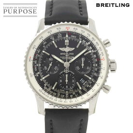 ブライトリング BREITLING ナビタイマー01 ブラックブラック AB0121 日本400本限定 クロノグラフ メンズ 腕時計 オートマ 自動巻き ウォッチ Navitimer01 【中古】