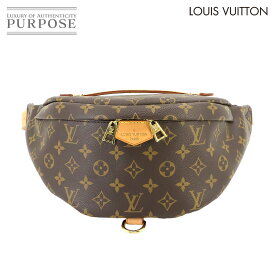 ルイ ヴィトン LOUIS VUITTON モノグラム バムバッグ ボディ バッグ ブラウン M43644 RFID ゴールド 金具 Bumbag 【中古】