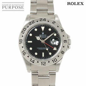 【新品仕上げ 済み】 ロレックス ROLEX エクスプローラー2 16570 A番 メンズ 腕時計 デイト ブラック オートマ 自動巻き ウォッチ Explorer II 【中古】