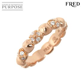 【新品同様】 フレッド FRED パン ドゥ スークル #48 リング ダイヤ K18 PG ピンクゴールド 750 指輪 Diamond Ring【中古】