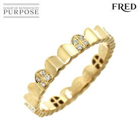 【新品同様】 フレッド FRED ユニドール #49 リング ダイヤ K18 YG イエローゴールド 750 指輪 Diamond Ring【中古】