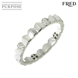 【新品同様】 フレッド FRED ユニドール #54 リング ダイヤ K18 WG ホワイトゴールド 750 指輪 Diamond Ring【中古】
