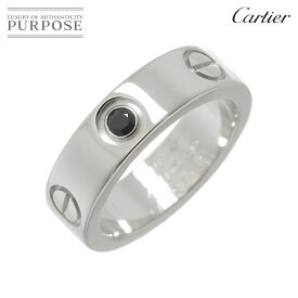 【新品同様】 カルティエ Cartier ラブ #50 リング サファイヤ K18 WG ホワイトゴールド 750 指輪 Love Ring【証明書付き】【中古】