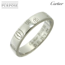 【新品同様】 カルティエ Cartier ハッピーバースデー ロゴ SM #50 リング Pt プラチナ 指輪 Happy Birthday Logo Ring【中古】