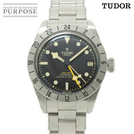 チューダー チュードル TUDOR ブラックベイ プロ GMT 79470 メンズ 腕時計 デイト ブラック 文字盤 オートマ 自動巻き ウォッチ Black Bay 【中古】