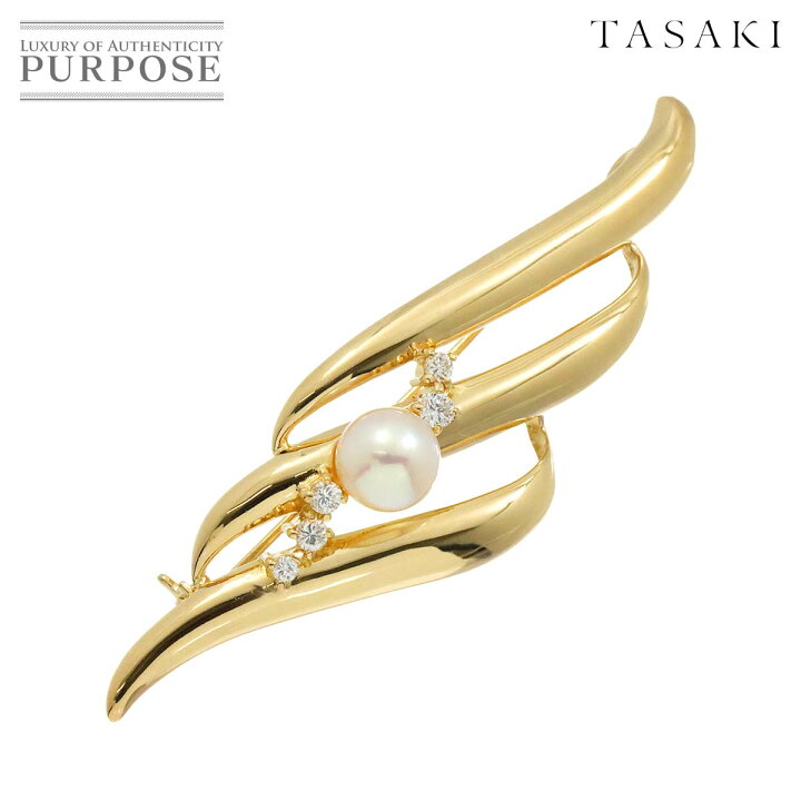 楽天市場】【新品同様】 タサキ TASAKI アコヤ真珠 7.1mm ダイヤ 0.23 