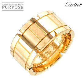 【新品同様】 カルティエ Cartier タンクフランセーズ #59 リング K18 YG イエローゴールド 750 指輪 Tank Francaise Ring【証明書付き】【中古】