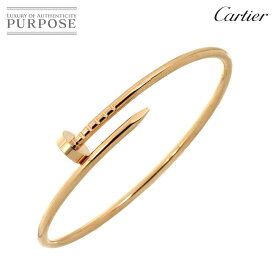 【新品同様】 カルティエ Cartier ジュストアンクル SM #15 ブレスレット K18 PG ピンクゴールド 750 Juste Un Clou Bracelet【中古】